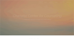 Desktop Screenshot of charlottecenterforcounseling.com