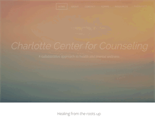 Tablet Screenshot of charlottecenterforcounseling.com